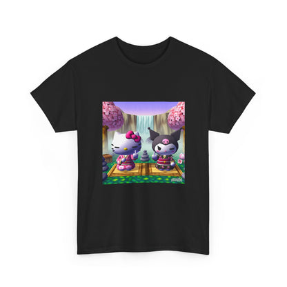 Hello Kitty and Kuromi Giving The Finger Tee