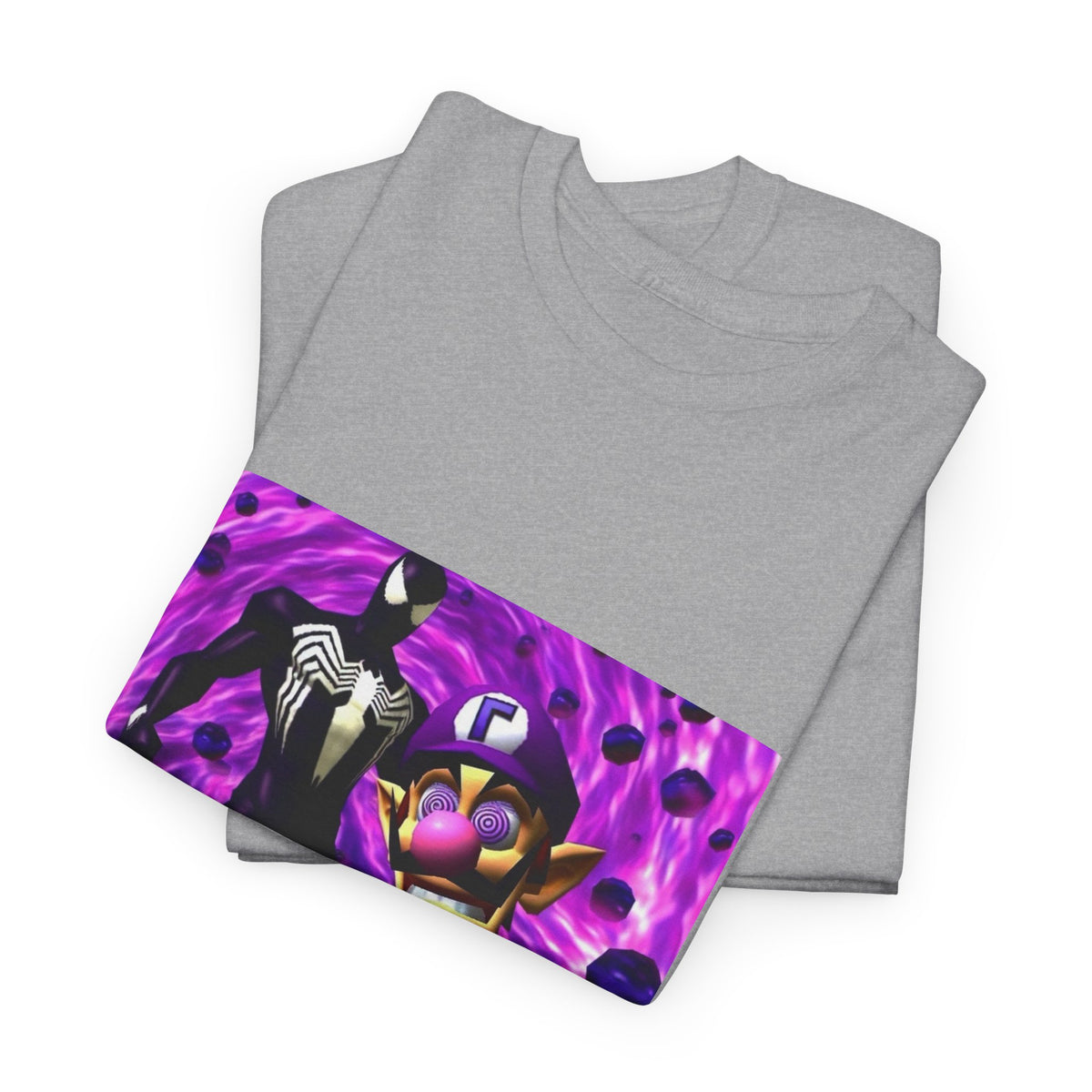 Waluigi and Venom-Suit Spidey in Leanverse