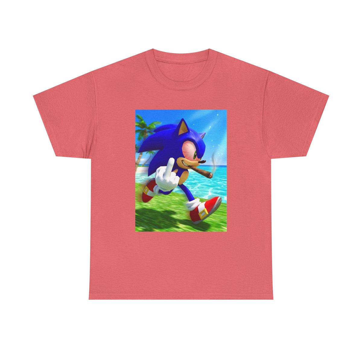Stoned Sonic Giving The Finger Tee