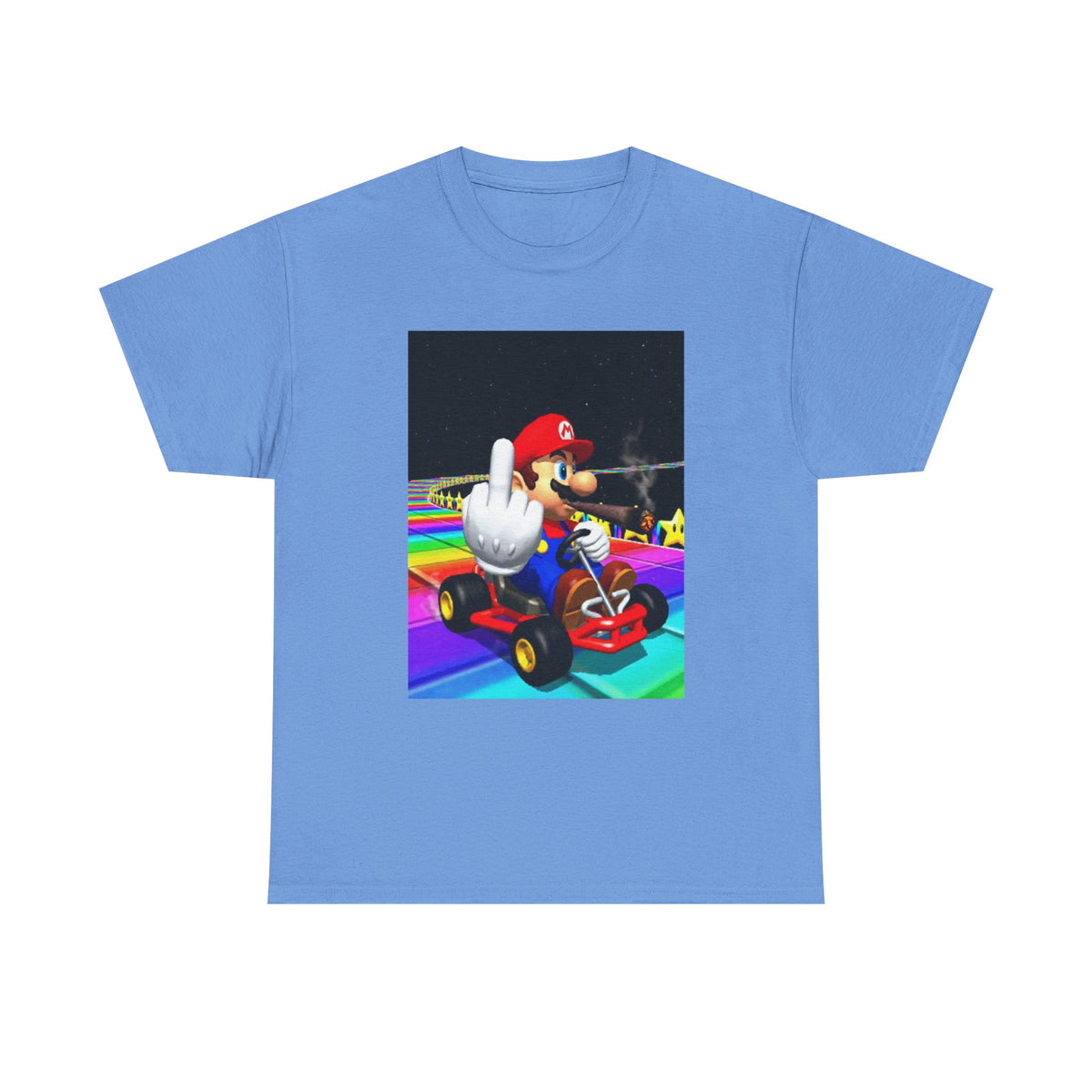 Mario Kart Smoking Blunt Middle Finger