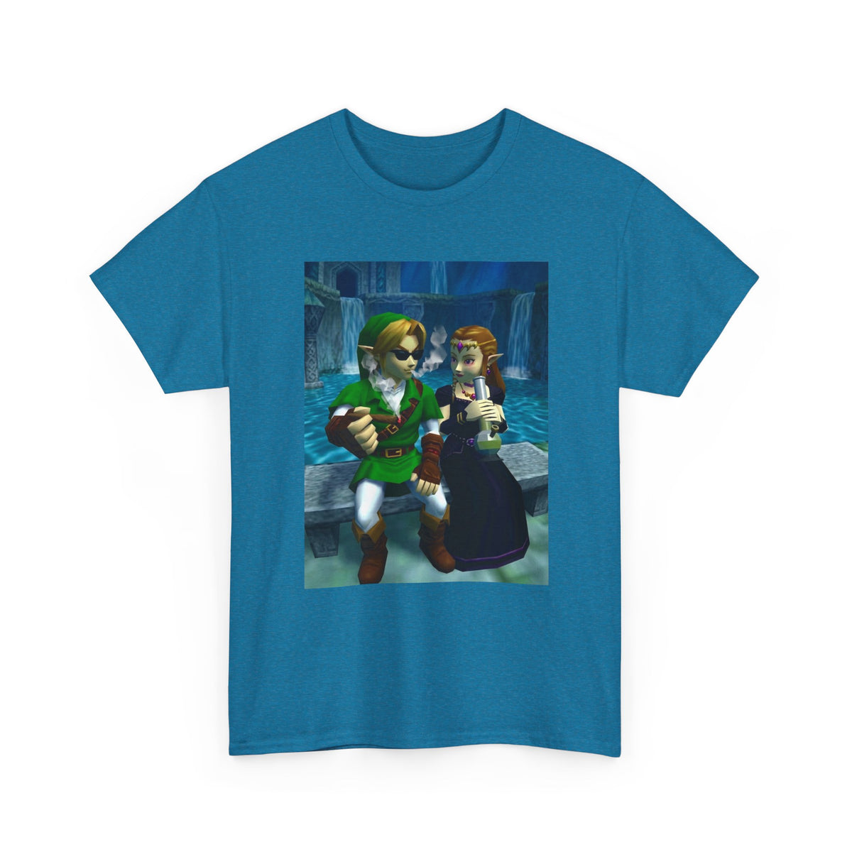 Link And Zelda Chillin' By The Water