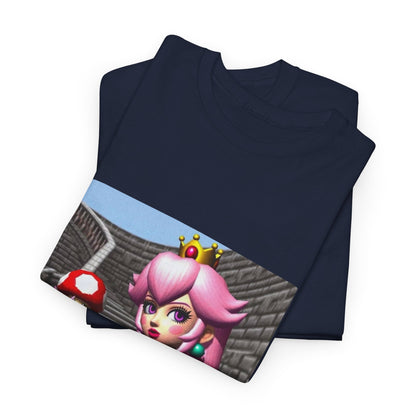 Gothic Princess Peach With Mushroom Tee