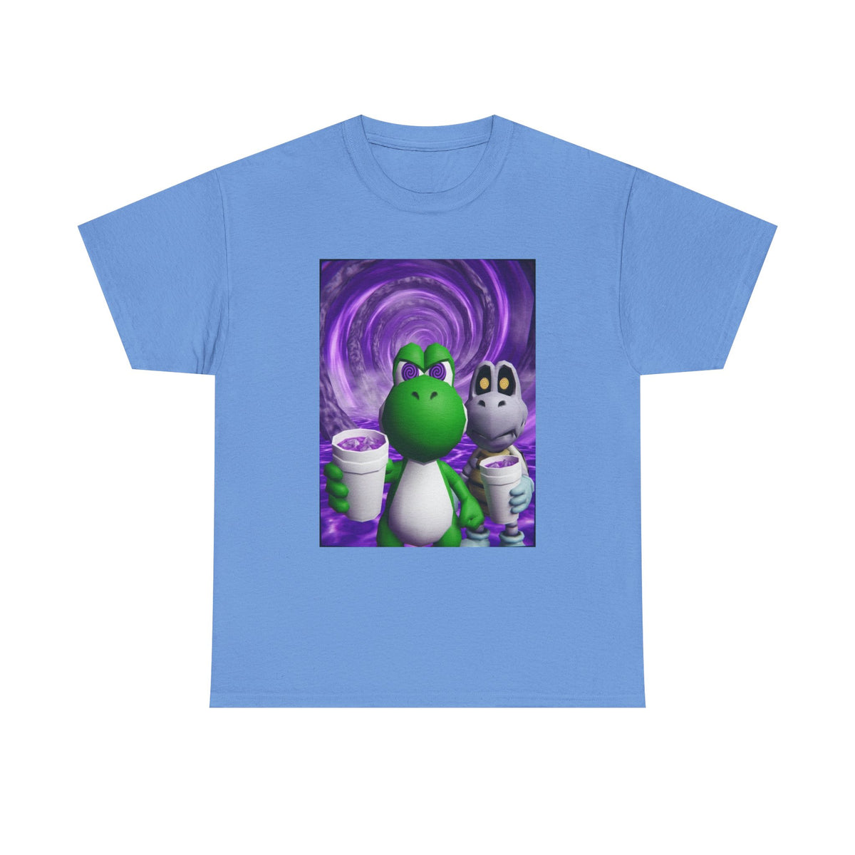 Yoshi And Dry Bones Sippin' Purple