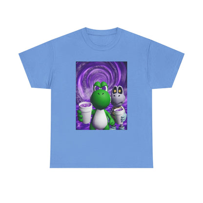Yoshi And Dry Bones Sippin' Purple
