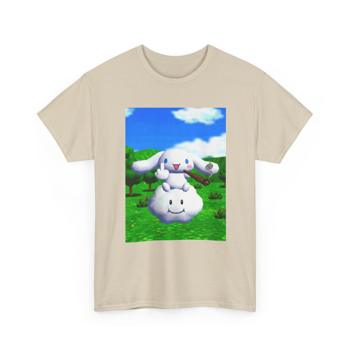 Cinnamoroll Bunny Flipping The Bird Tee
