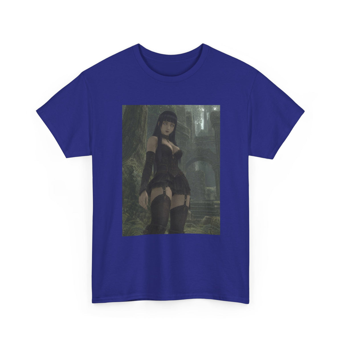 Gothic Byakugan Maiden In Ancient Ruins Tee