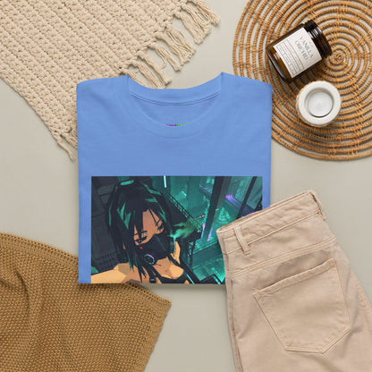 Midnight Ember Leaf Graphic Tee