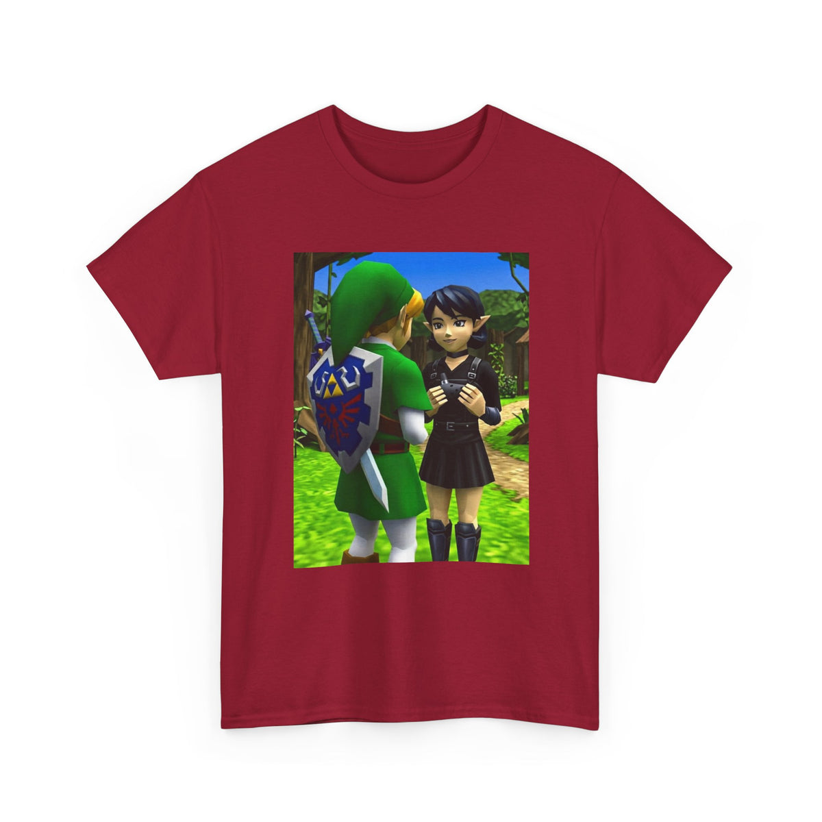 Link And Ocarina Girl Meeting