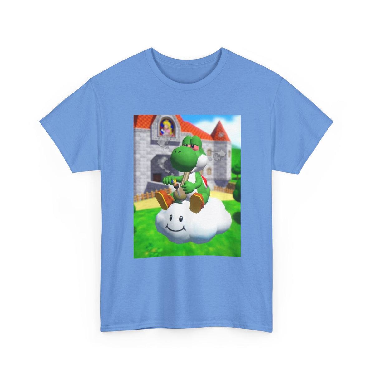 Yoshi Puffing On A Cloud Tee (Design 7)