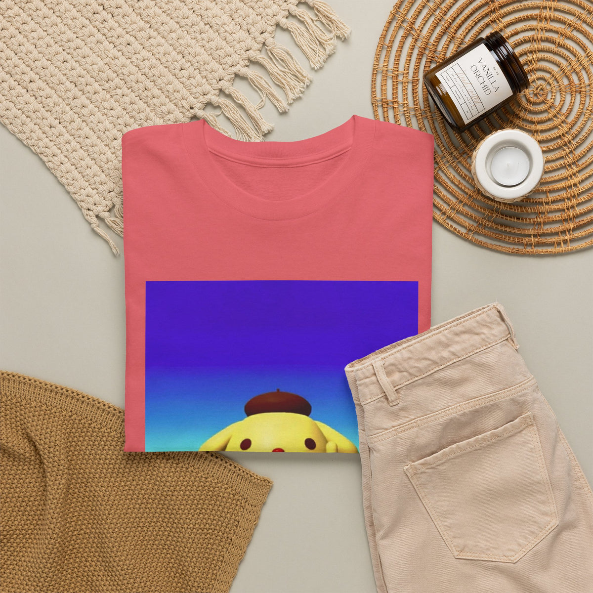 Pompompurin Flipping The Bird Tee