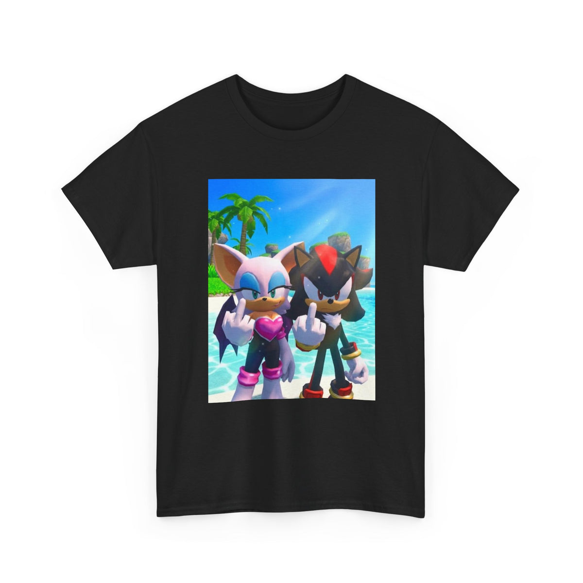 Rouge And Shadow Flipping The Bird (Design 5)
