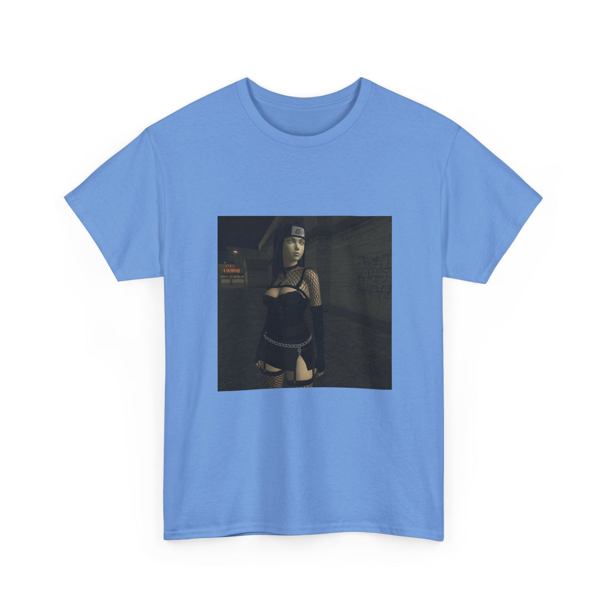 Anime Kunoichi Character Street Scene Tee