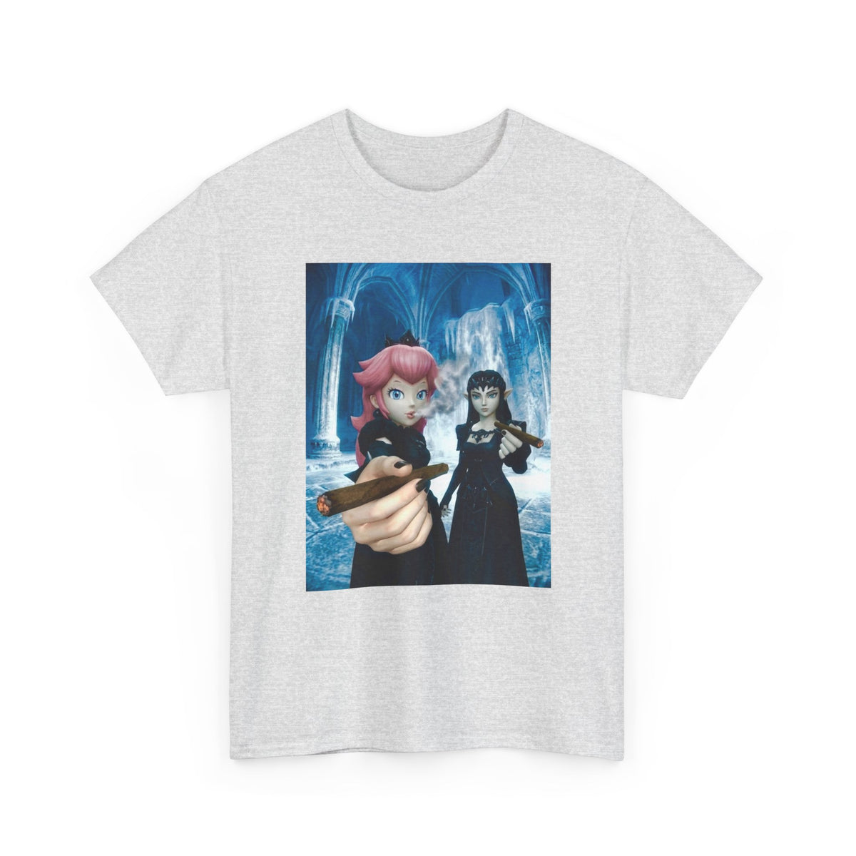 Gothic Princesses Puffing Cigars Tee