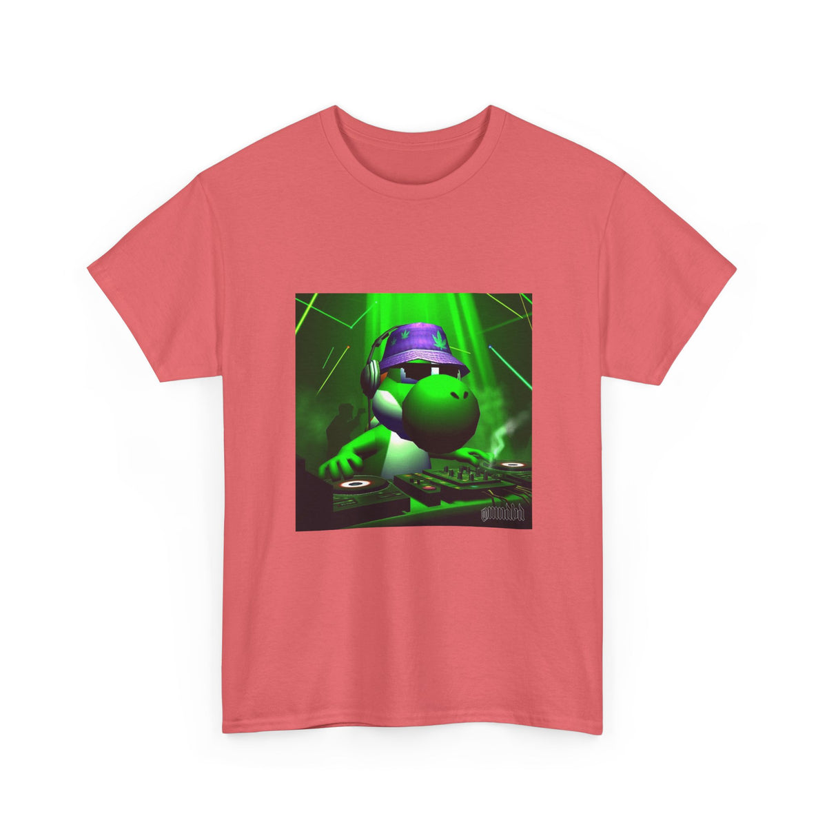 Yoshi DJing With Cannabis Bucket Hat Tee