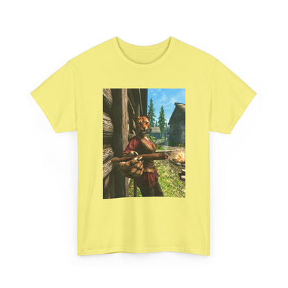 Khajiit Smoking Fat Blunt Tee