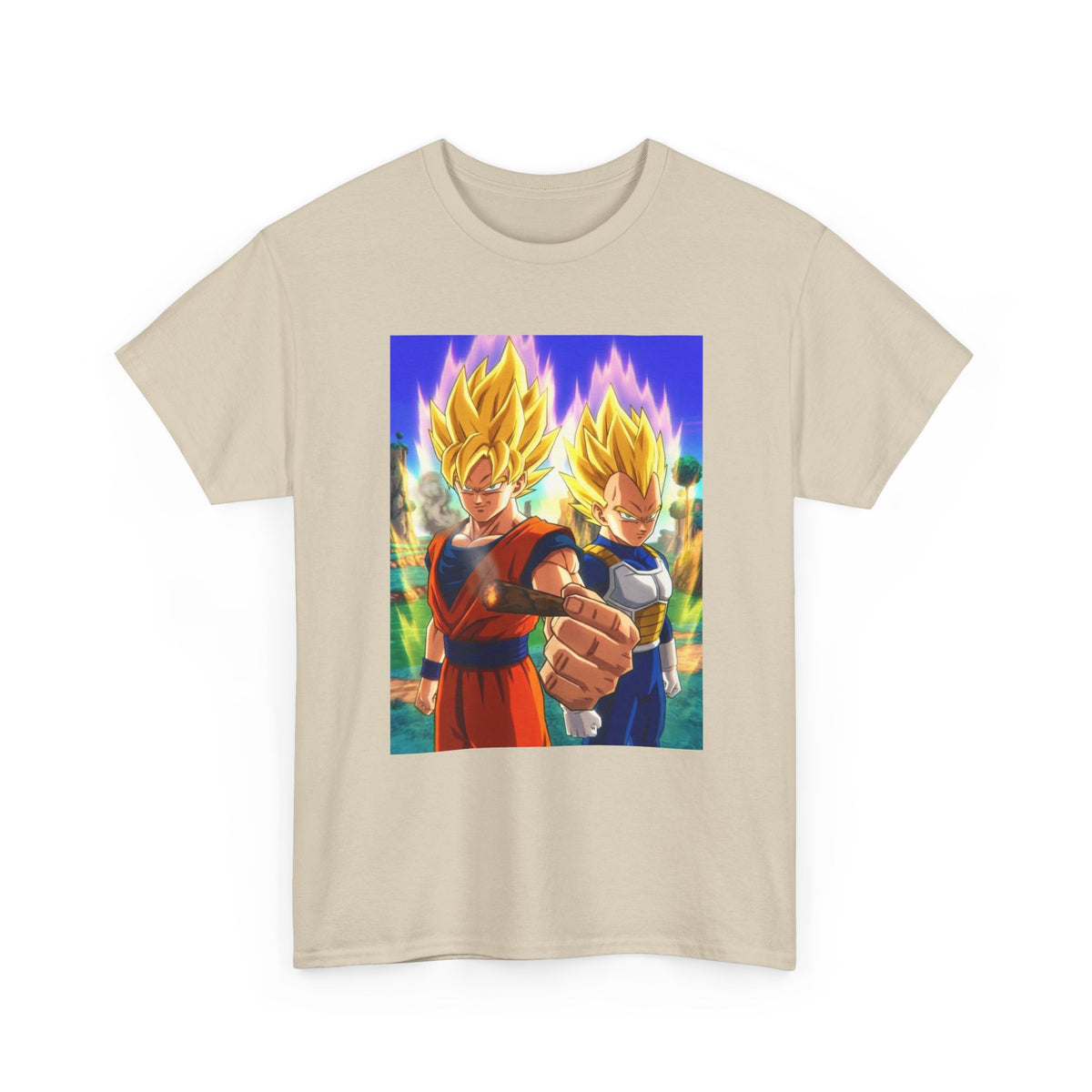 Goku And Vegeta Offering A Blunt