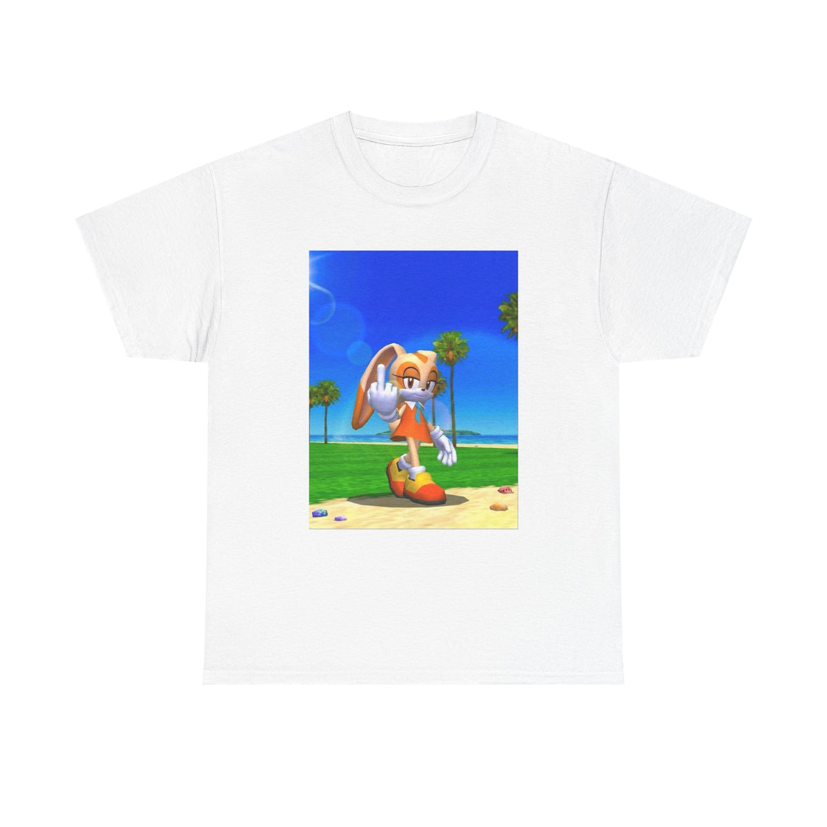 Cream The Rabbit Giving The Finger Tee
