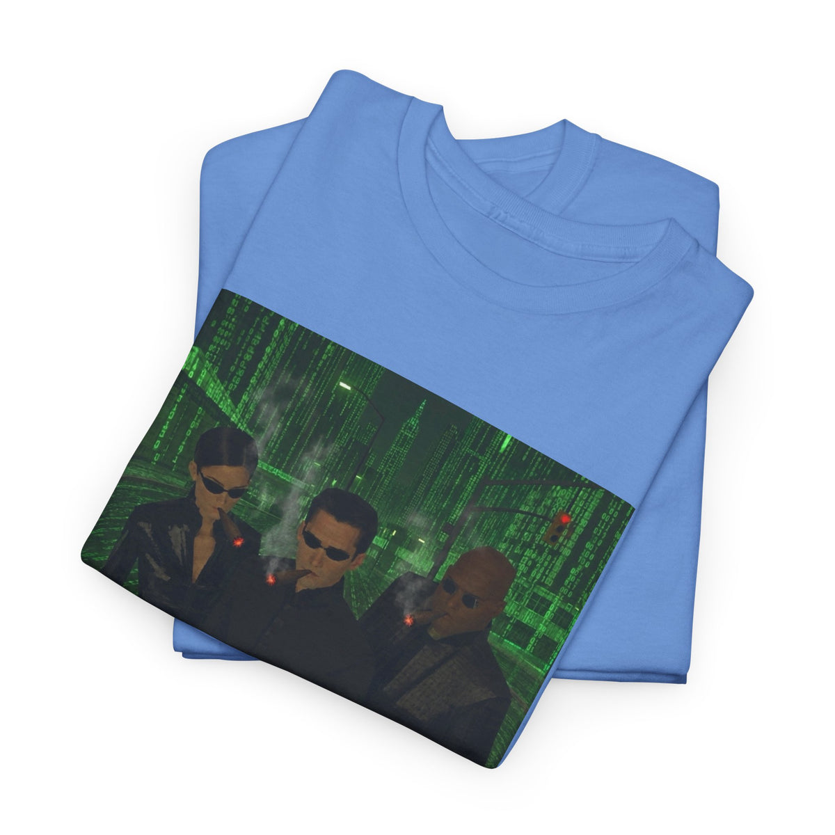 Neo, Trinity, Morpheus Smoking In The Matrix