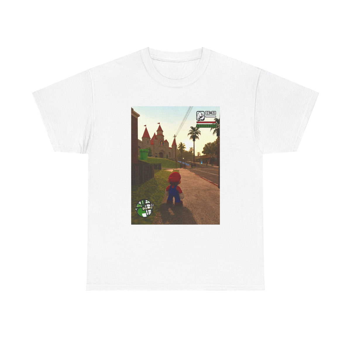 Mario In San Andreas Tee (Design 6)