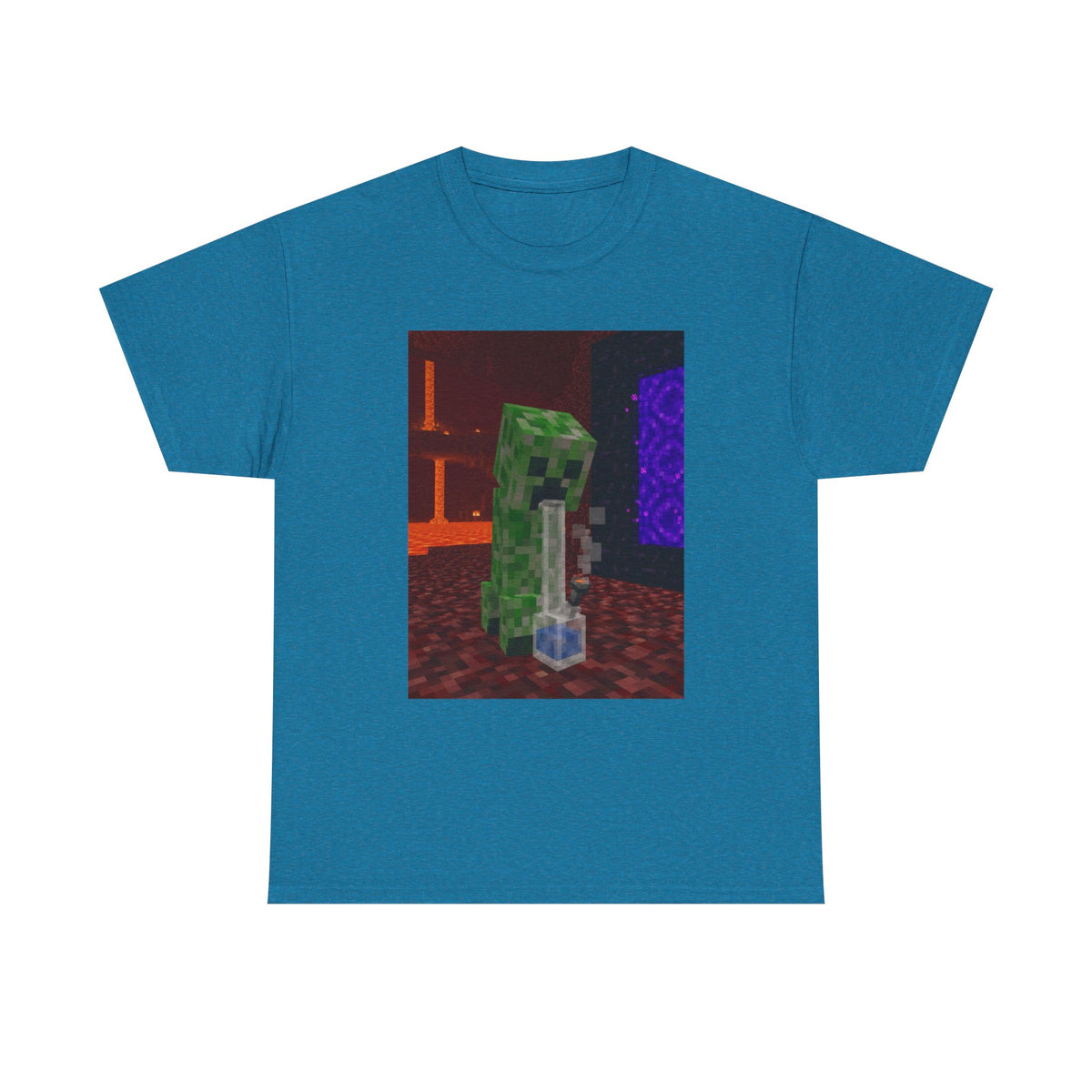 Creeper Hits The Bong In The Nether
