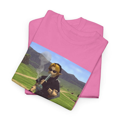 Edgy Dark Link Bong Hit Tee