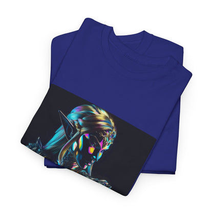 Holographic Elf Princess Chrome Armor Tee