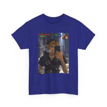 Edgy Link Smoking Selfie Tee