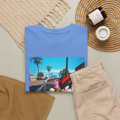 Shadow The Hedgehog Driving With Attitude Tee