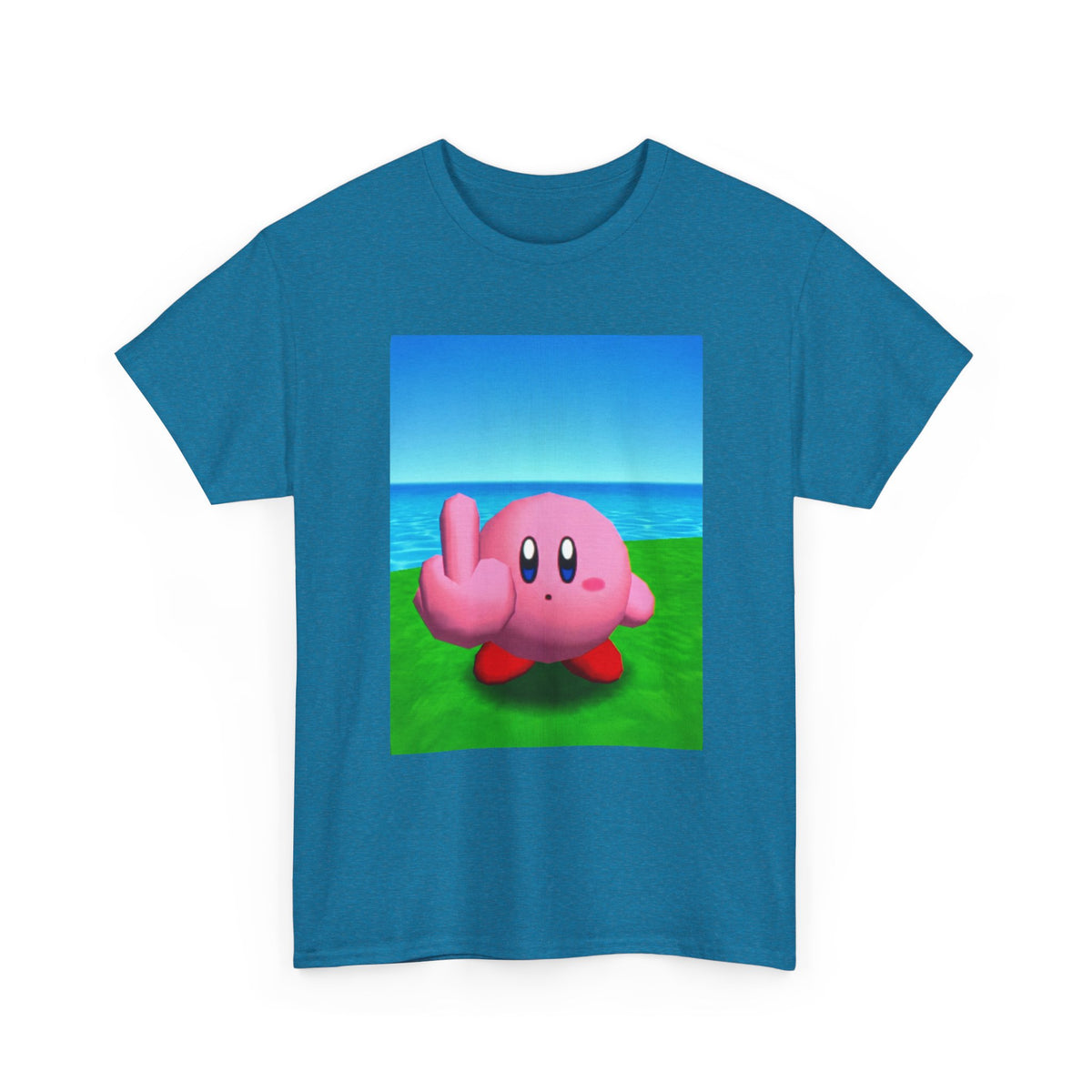 Kirby Flipping The Bird Tee (Design 5)