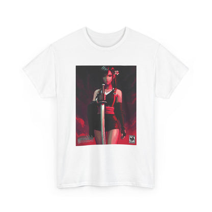 Pixel Tifa Lockhart With Katana Tee