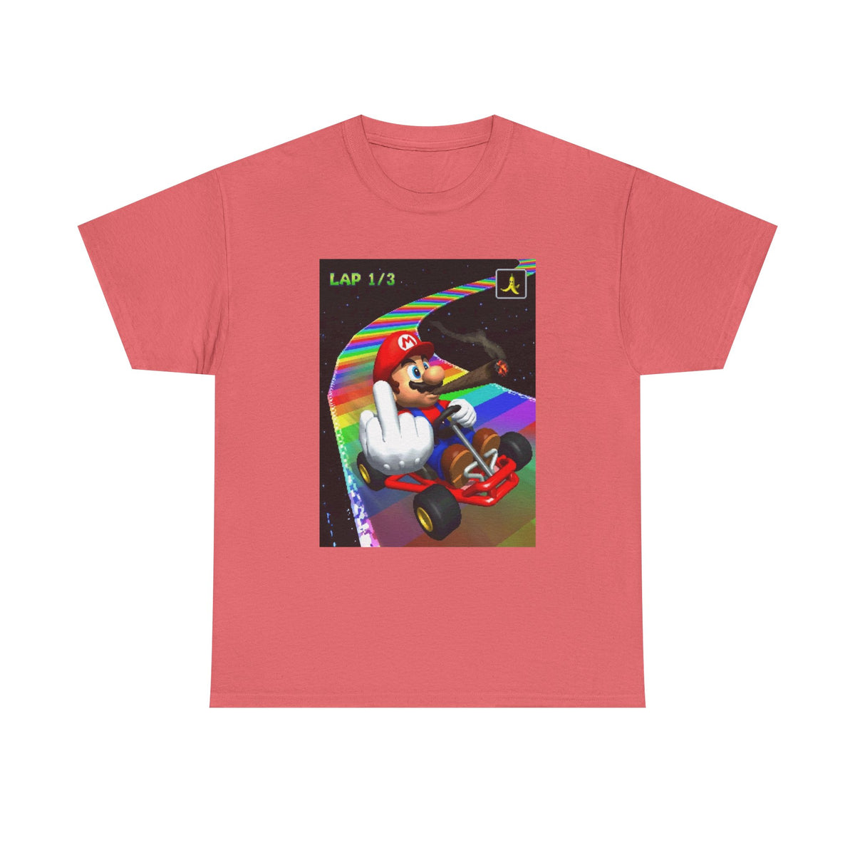 Mario Karting, Blazing, And Flipping The Bird Tee