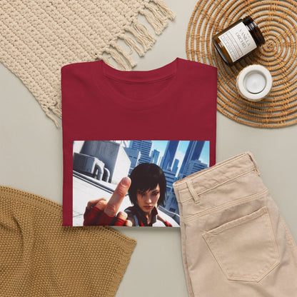 Faith Connors Flipping The Bird Rooftop Tee