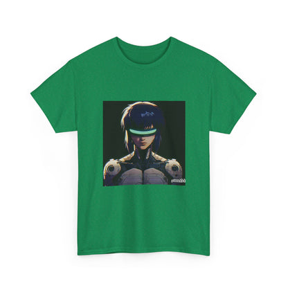 Cybernetic Major Motoko Kusanagi Glitch Art Tee