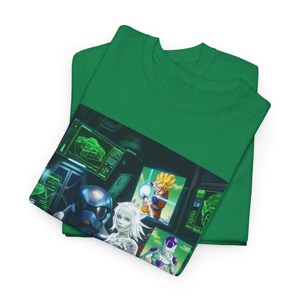 Cybernetic Pilot, Holographic Girl, And Dragon Ball Z