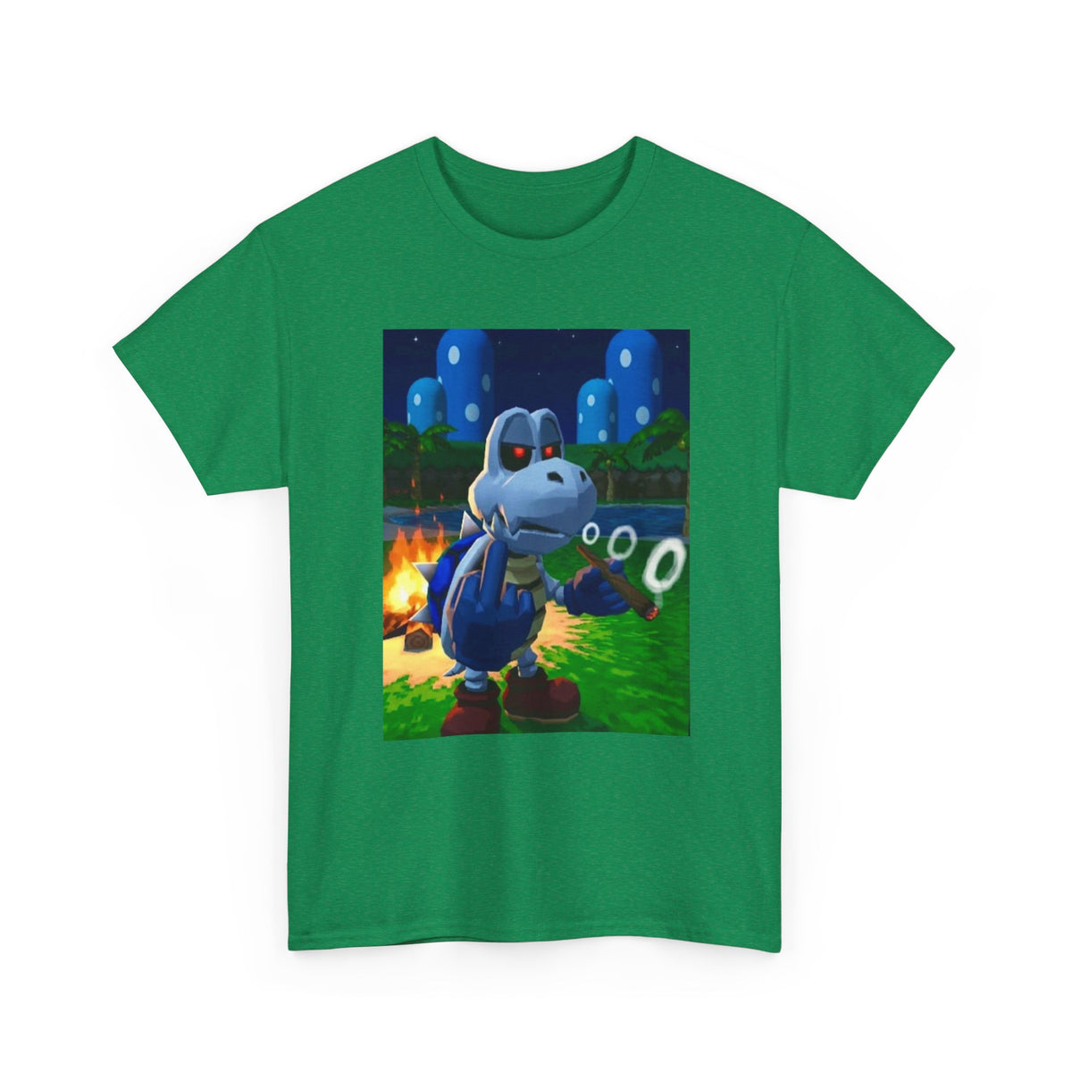 Dry Bones Smoking Blunt Flipping Off Tee