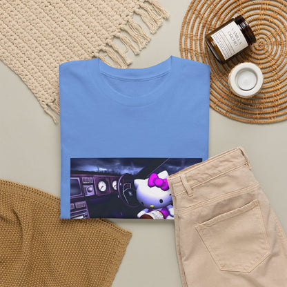 Hello Kitty Pours Lean In Car Tee