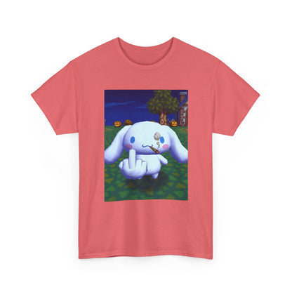Cinnamoroll Smoking Blunt Flipping Bird Tee