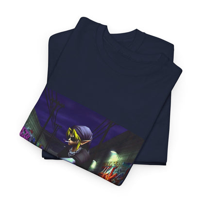 Edgy Link Skater Smoking Alley Tee