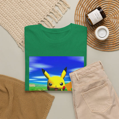 Pikachu Giving The Finger On A Bench