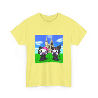 Goth Hello Kitty Kuromi Flipping Off Church