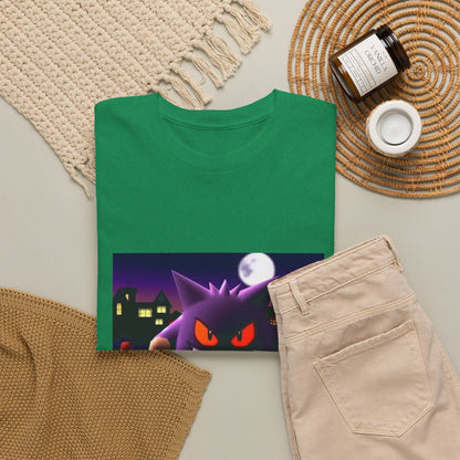 Gengar Lurking Under Moonlight Tee