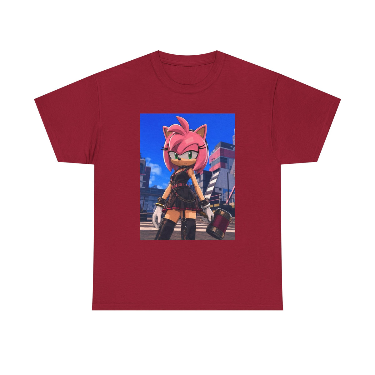 Gothic Amy Rose With Hammer Tee