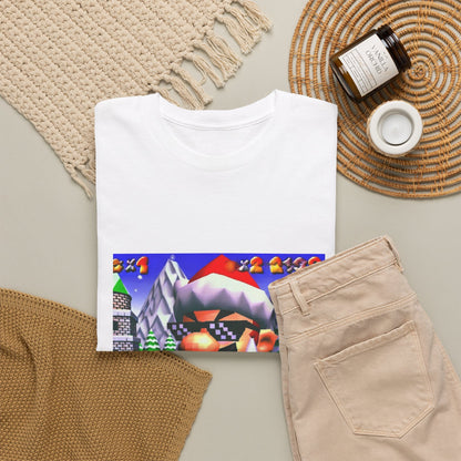 Deal With It Santa Mario Smoking Blunt Tee