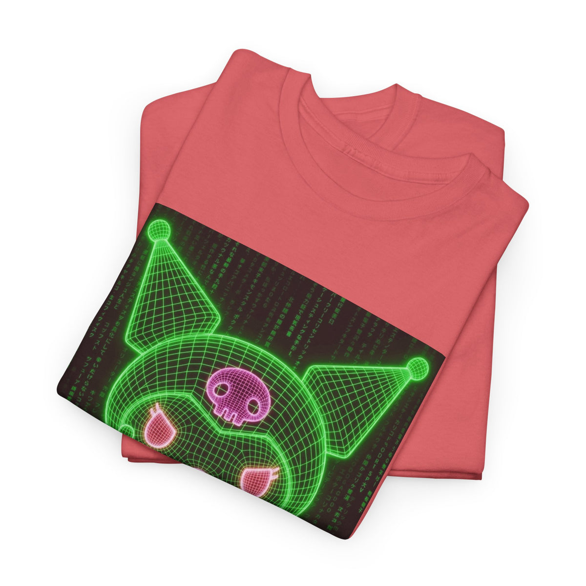 Kuromi Flipping The Bird Matrix Tee