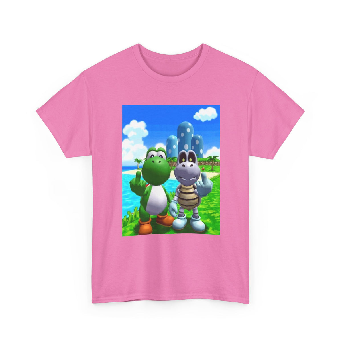 Yoshi And Dry Bones Flipping The Bird (Design 3)