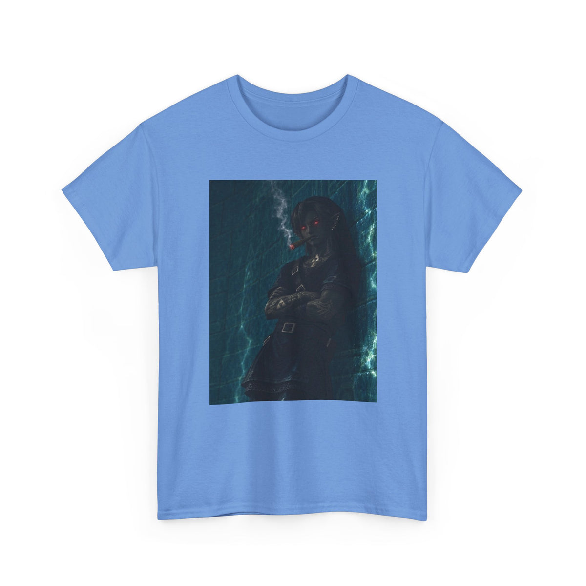 Dark Link Smoking A Lit Cigar Tee
