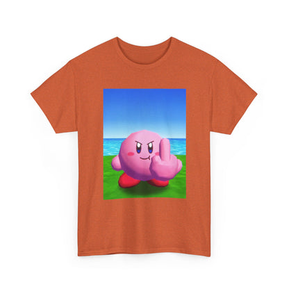 Kirby Flipping The Bird Beach Tee
