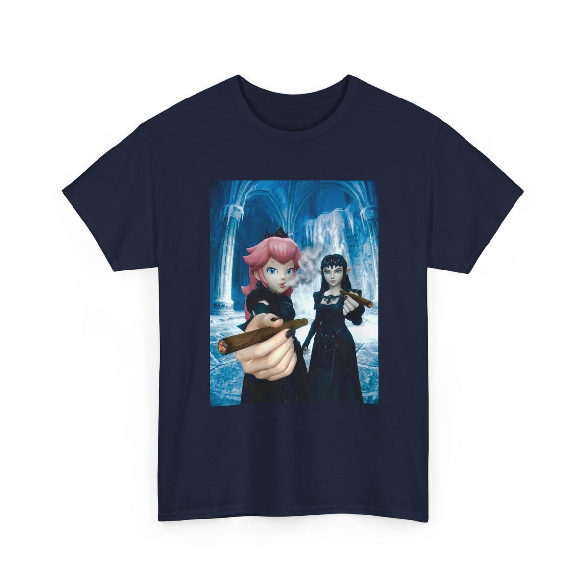 Gothic Princesses Puffing Cigars Tee