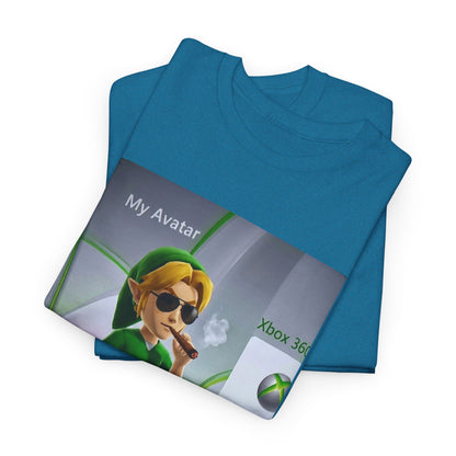 Stoner Link Xbox Avatar Puffing Blunt Tee