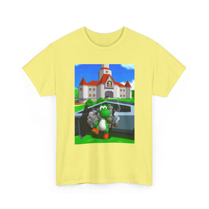 Yoshi Hotboxing Outside Princess Peach's Castle